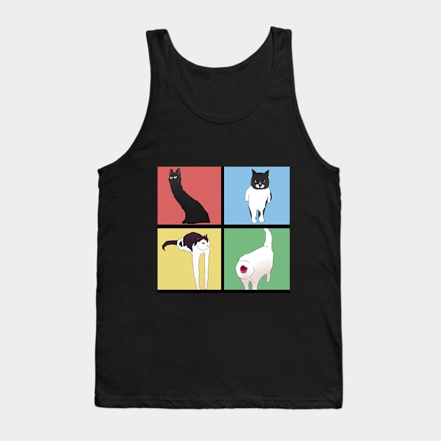 Cursed Cats 2 Electric Boogaloo Tank Top by Oh My Martyn